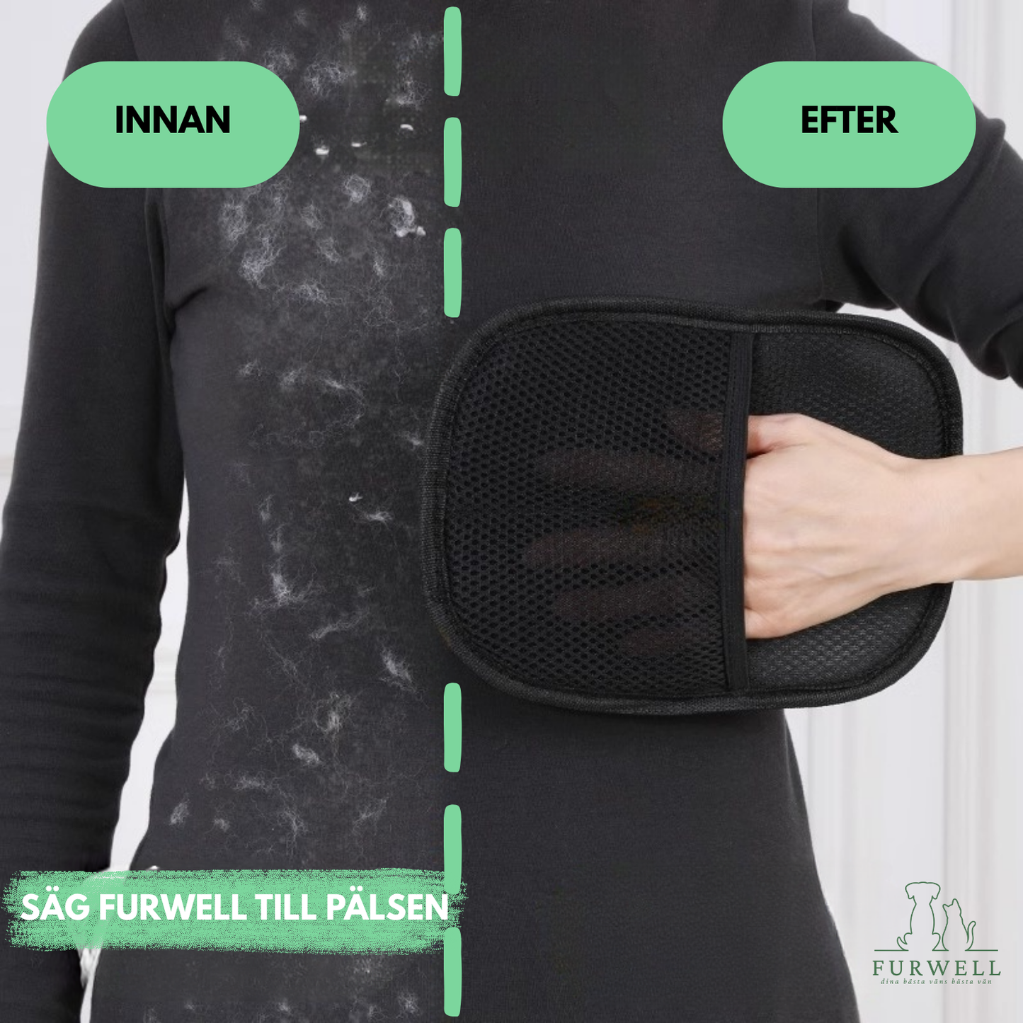 FurWell™  Pälsborttagningshandske